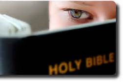 CHILD READS BIBLE