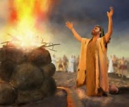 Eliyah n fire of YH devours sacrifice