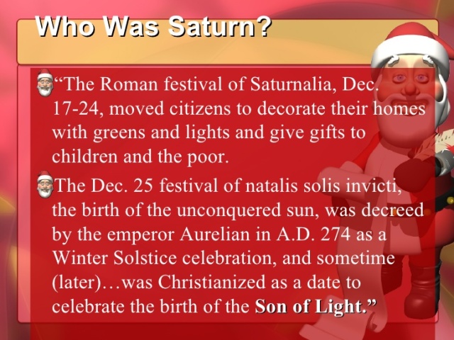 Who was saturn commentary w quote