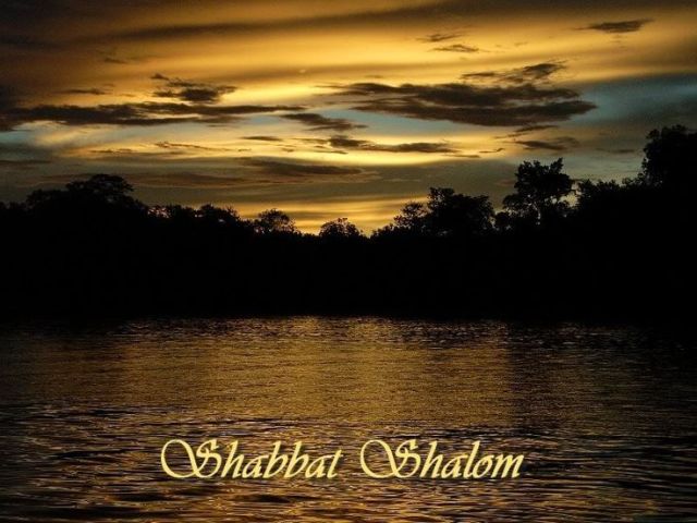 Sunset waters Sabbath